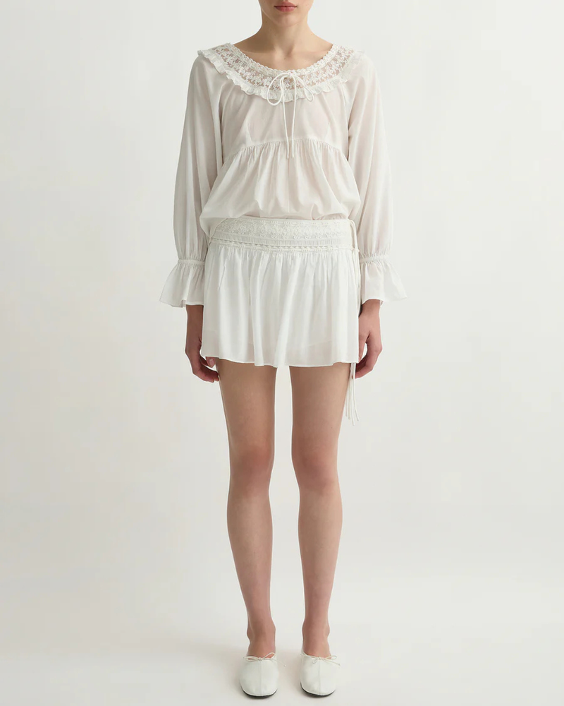Posse Danielle Blouse - Vintage White