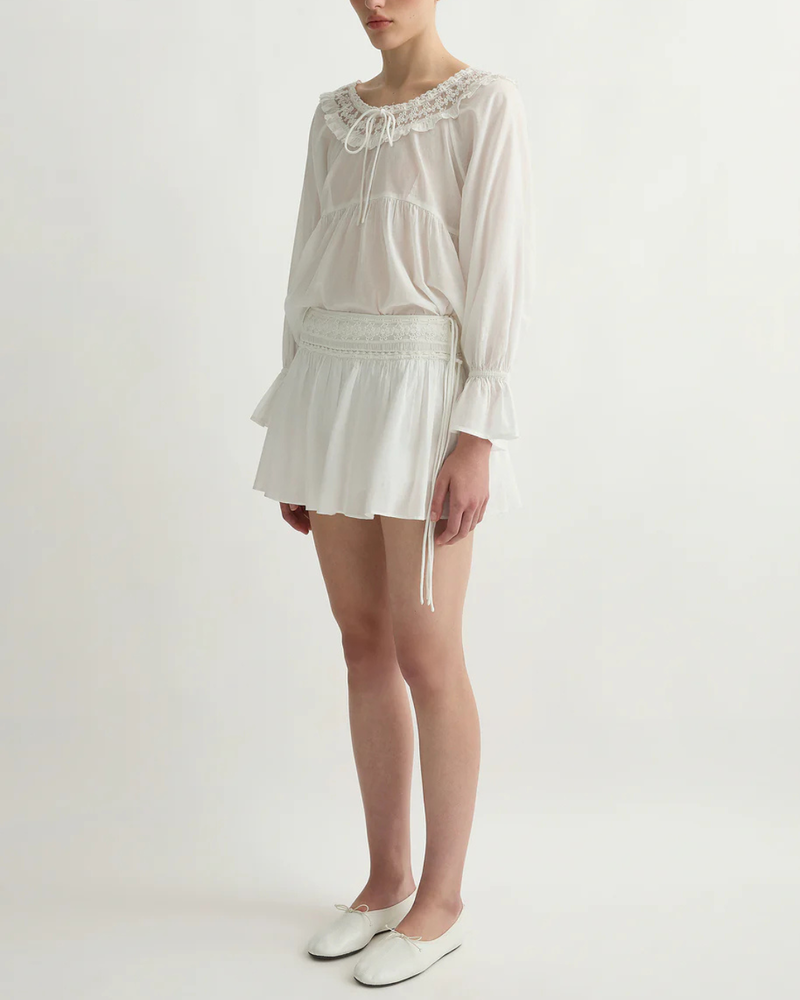 Posse Danielle Blouse - Vintage White
