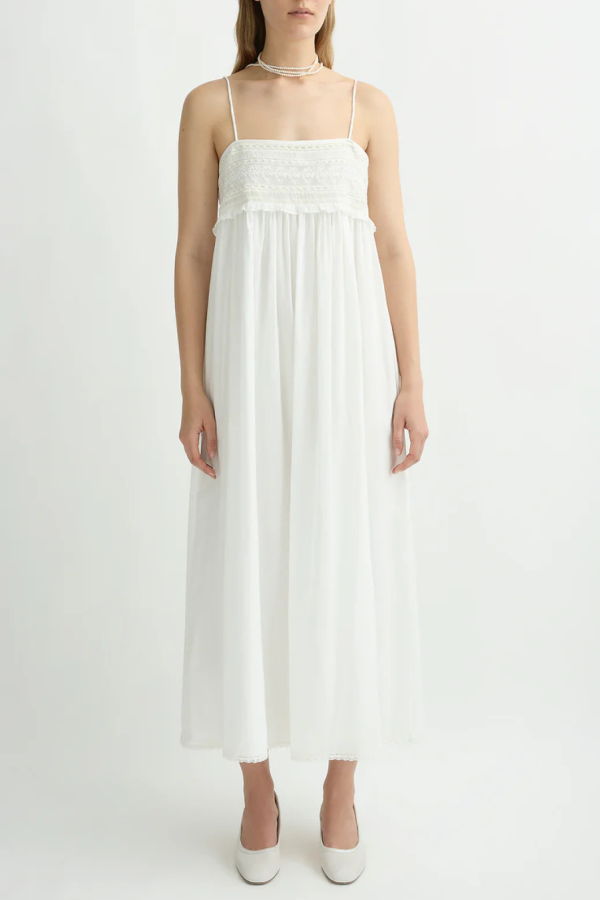 Posse Danielle Dress - Vintage White