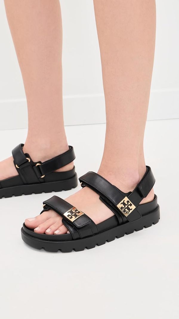 Tory Burch Mellow Sport Sandal - Perfect Black/Gold