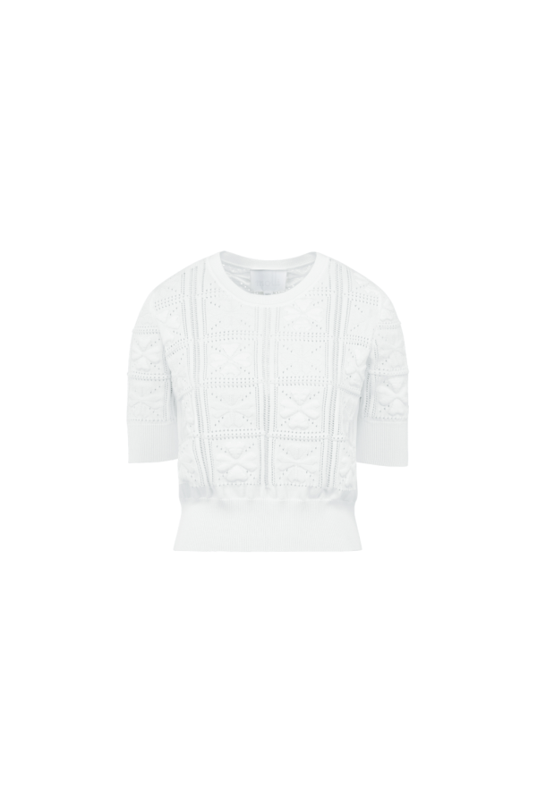 Molli Elixir Knit Top - Milk