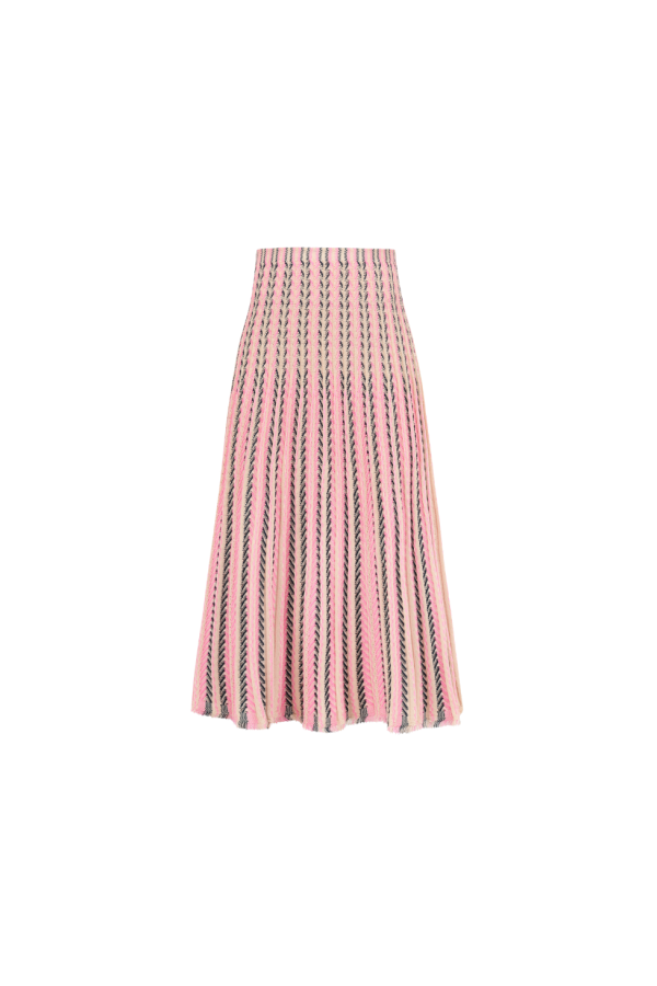 Molli Encore Skirt - Dune / Blueberry / Neon Pink