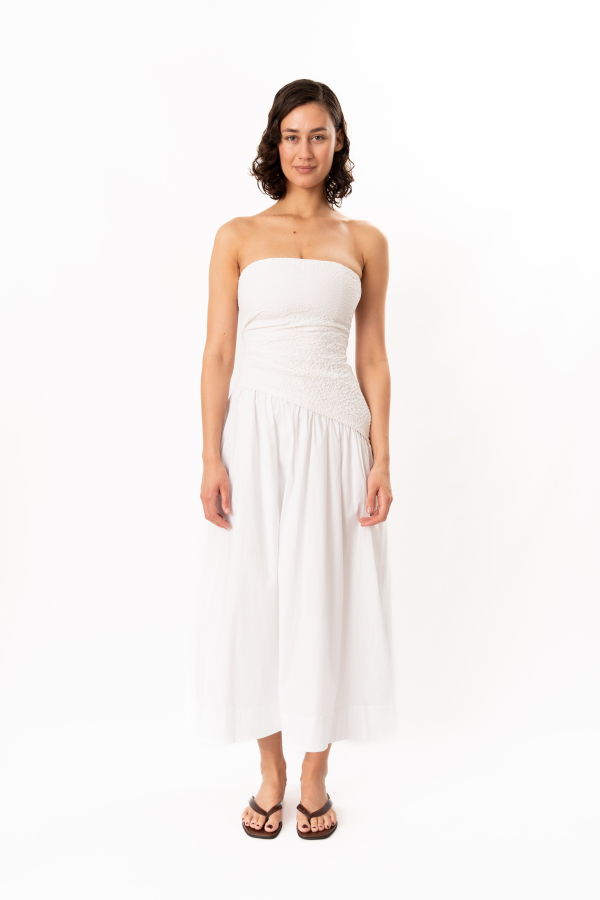 Staud Nia Dress - White