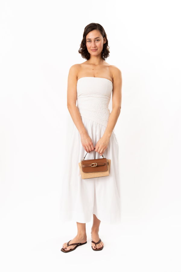 Staud Nia Dress - White