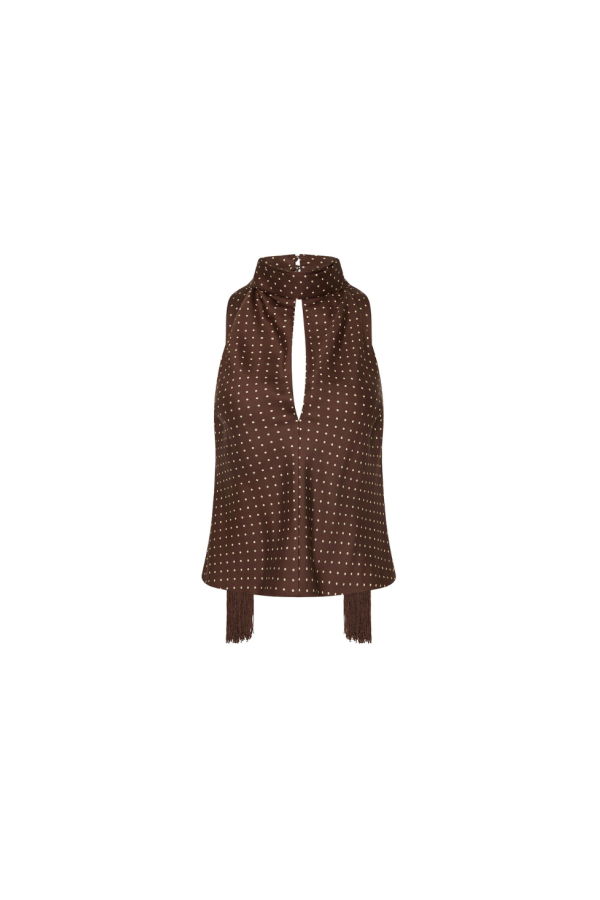 Posse Phoebe Top - Chocolate/ Vanilla