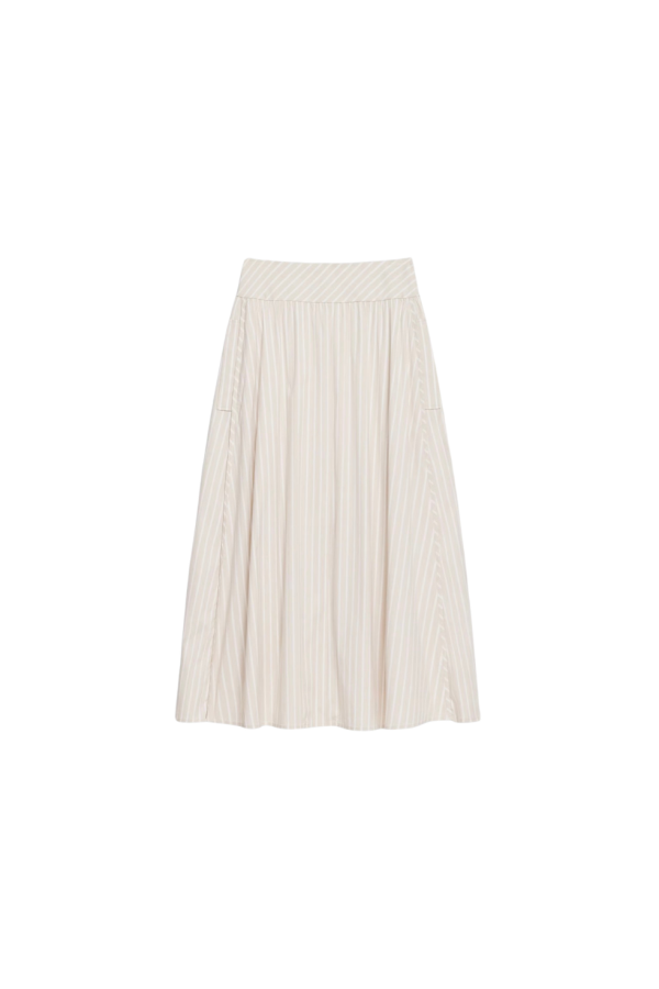 Theory Vented Skirt - Sand Multi