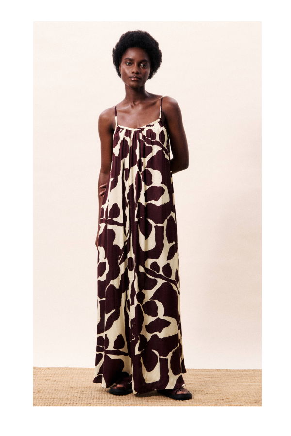 FRNCH Euphrate Dress - Brown