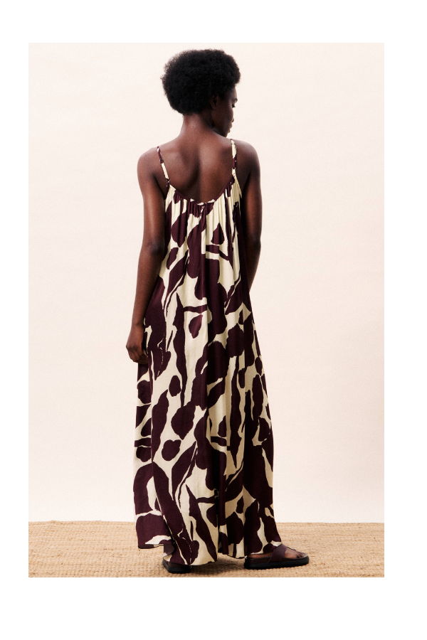 FRNCH Euphrate Dress - Brown