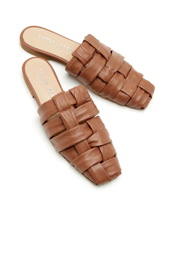 Sister x Soeur Carmen Woven Sandal - Tan