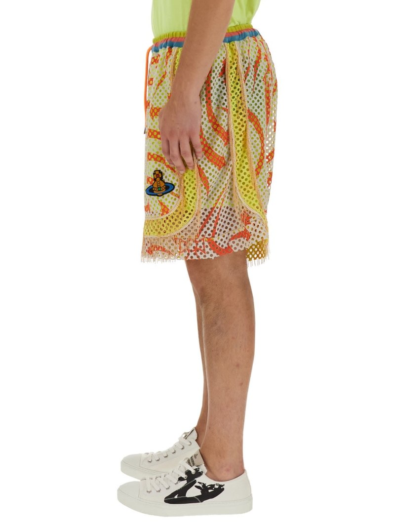 Vivienne Westwood Shorts With Print - Multicolour