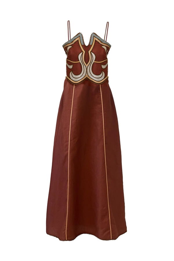 Lug Von Siga Carolina Dress - Terracotta