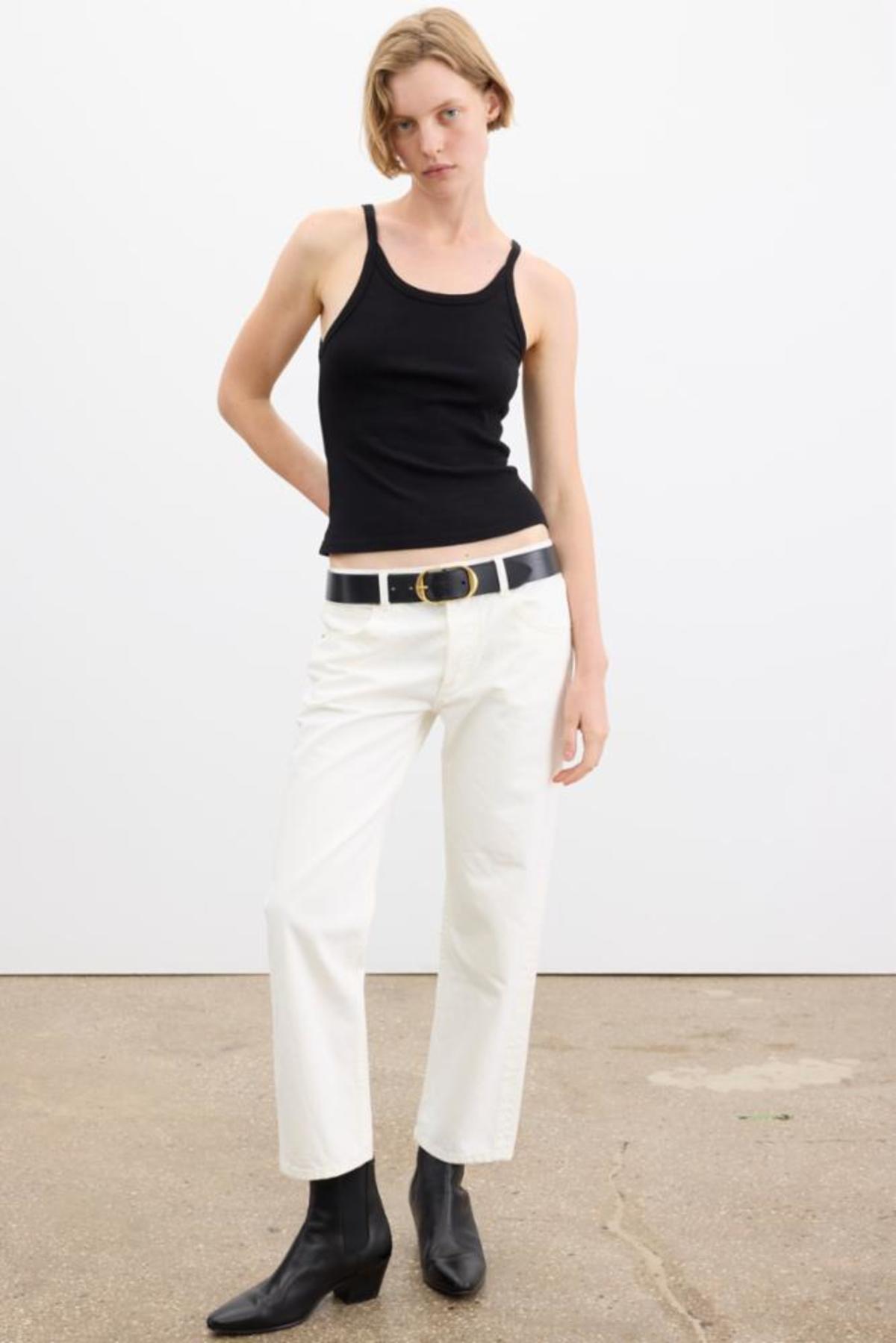 Nili Lotan Lorimer Jean Jeans - Cream - Image 1 of 1