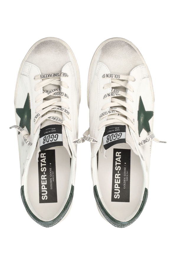 Golden Goose Super Star Sneakers - White Green