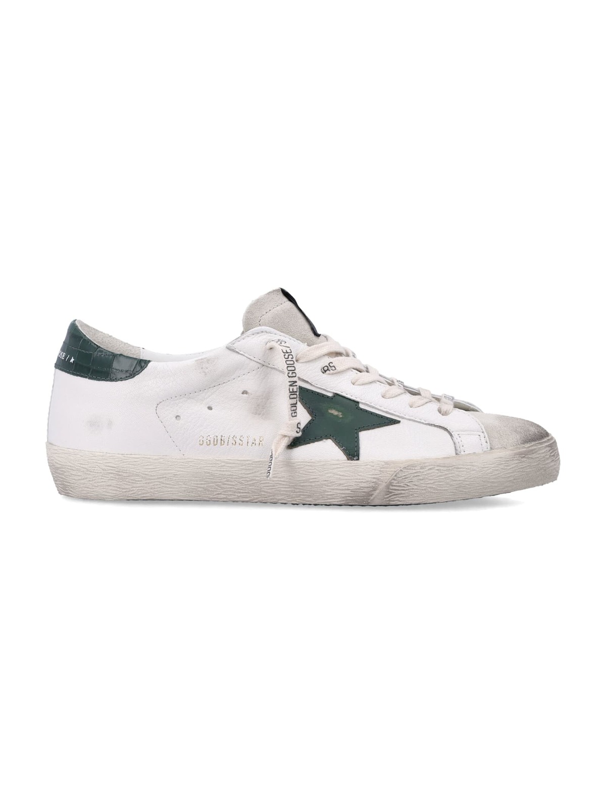 Golden Goose Super Star Sneakers - White Green - Image 1 of 4
