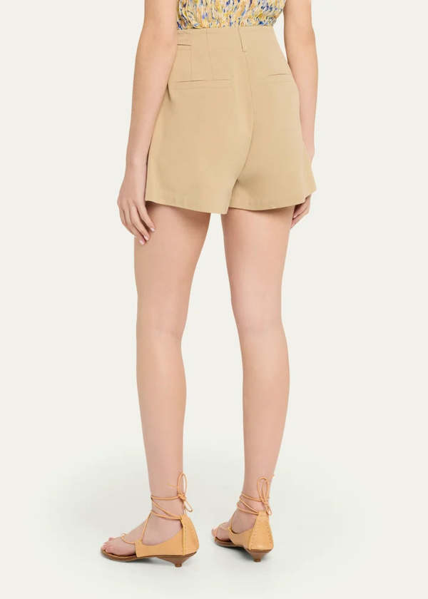 Ulla Johnson Kira Cotton Twill Short - Sahara