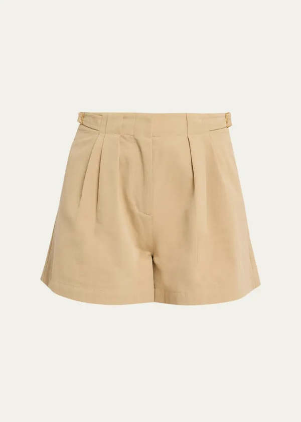 Ulla Johnson Kira Cotton Twill Short - Sahara
