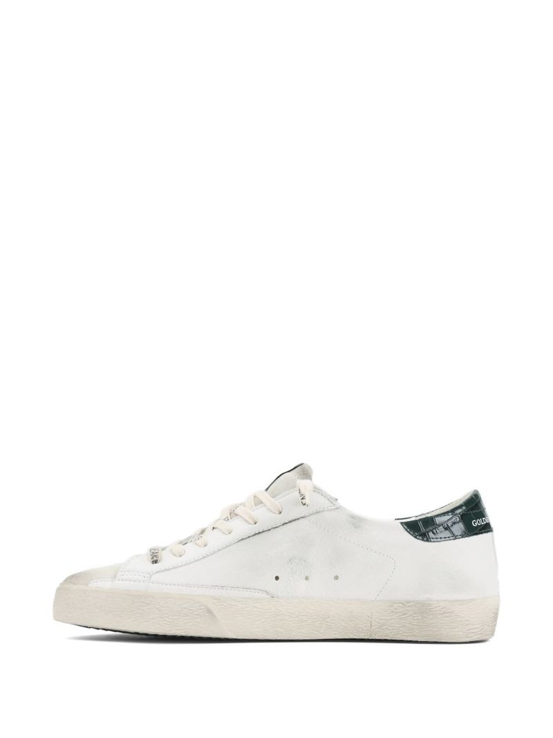 Golden Goose Super-Star Leather Sneakers - Green