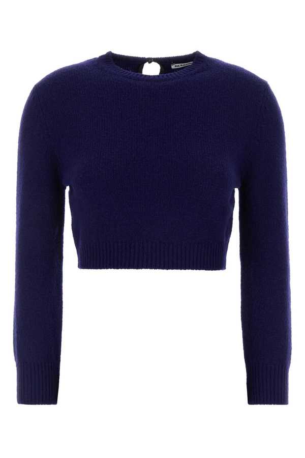 Jil Sander Wool Blend Sweater - Ink Blue Jil Sander Wool Blend Sweater - Ink Blue