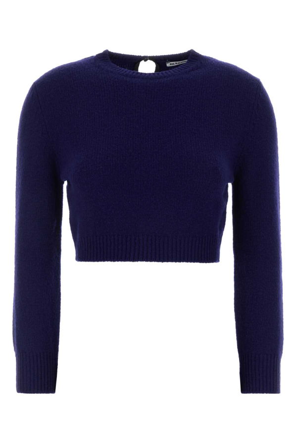 Jil Sander Wool Blend Sweater - Ink Blue