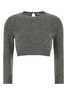 Jil Sander Grey Wool Blend Sweater - Shadow - Thumbnail 1