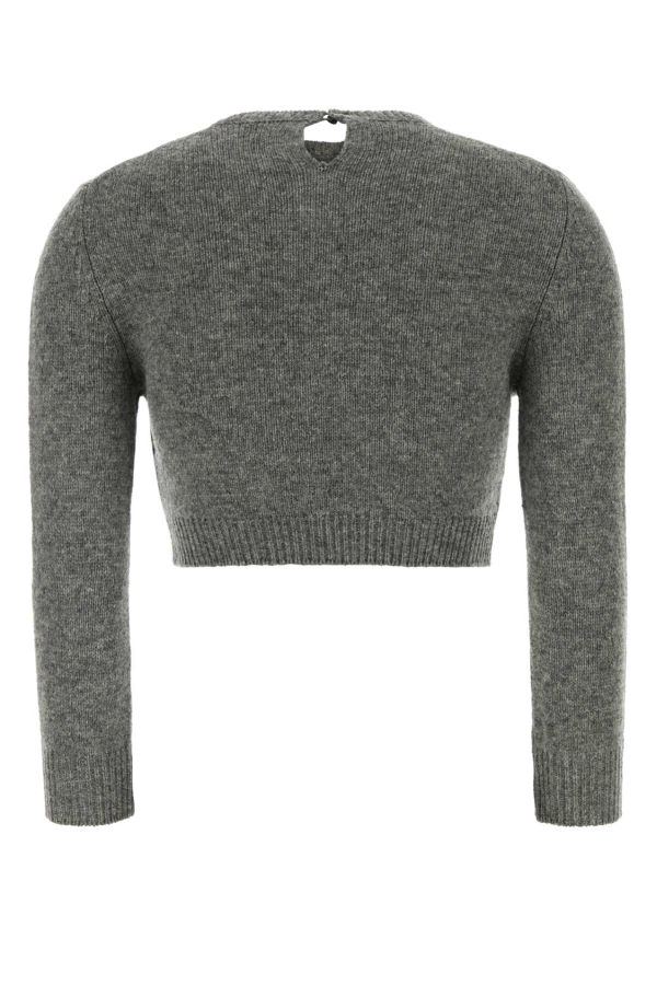 Jil Sander Grey Wool Blend Sweater - Shadow