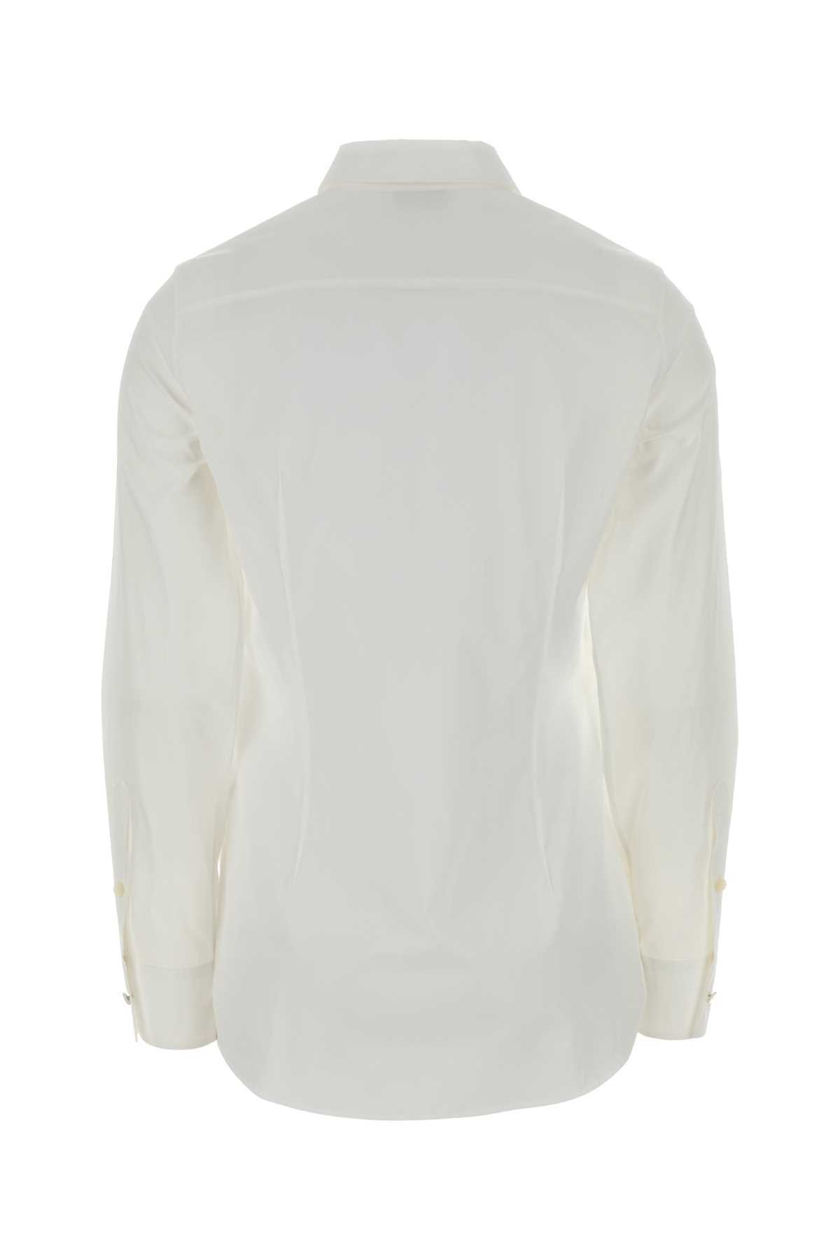 Jil Sander White Poplin Shirt - OPTIC WHITE - Image 2 of 2
