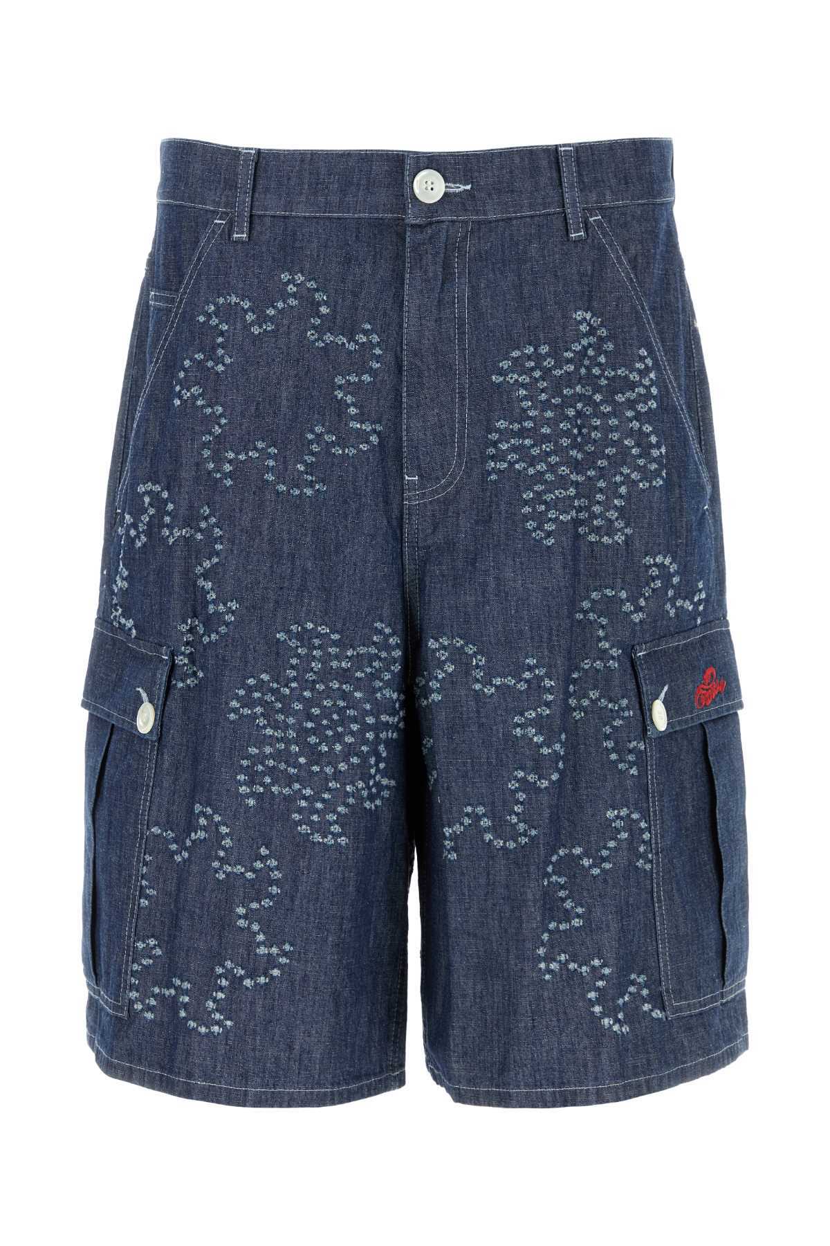 Marni Denim Bermuda Shorts - Orion Blue - Image 1 of 2