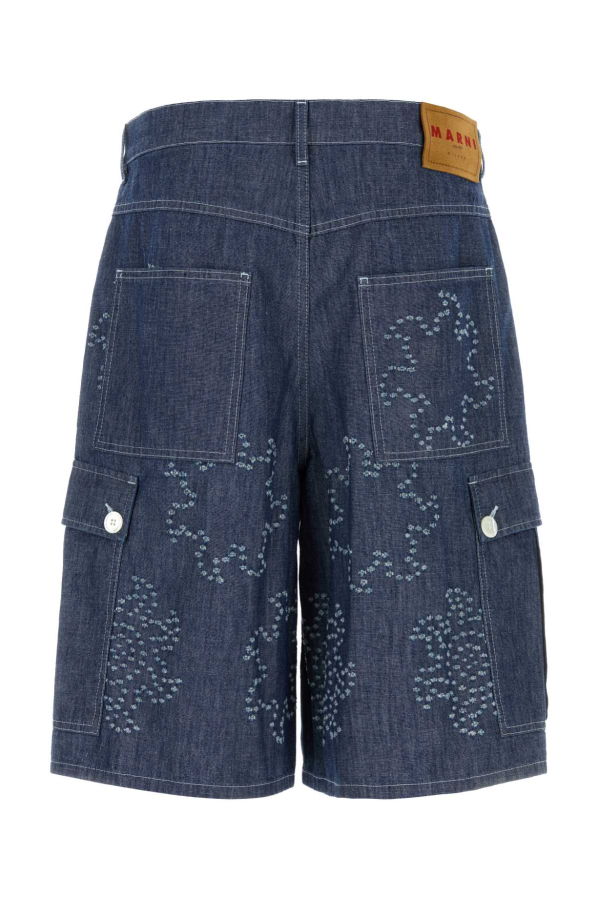 Marni Denim Bermuda Shorts - Orion Blue