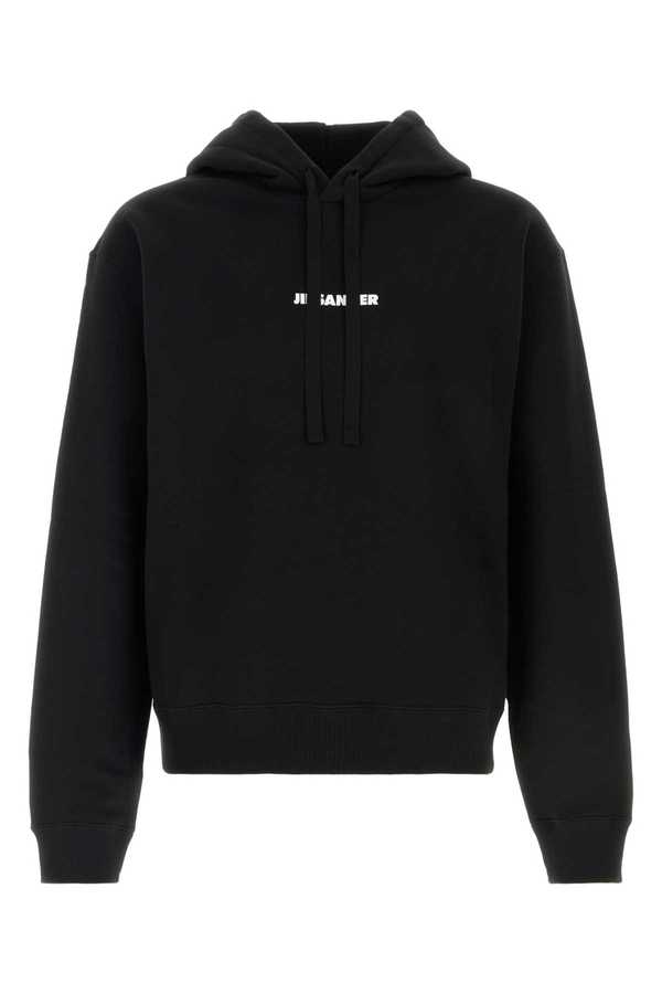Jil Sander Black Cotton Sweatshirt