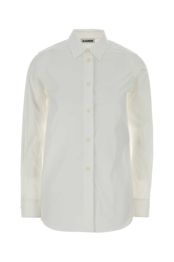 Jil Sander White Poplin Shirt - Optic White