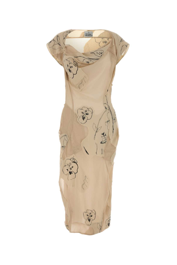 Vivienne Westwood Printed Jersey Ionian Dress - Flowers