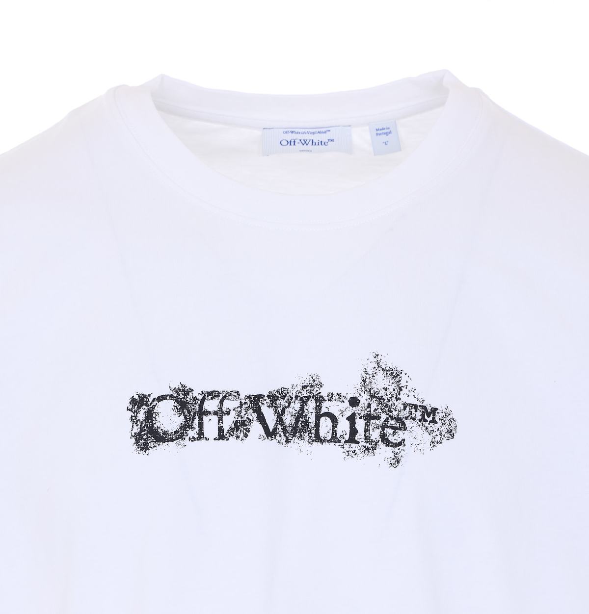 Off-White Heraldic Arrow Tee - White - Image 4 of 4