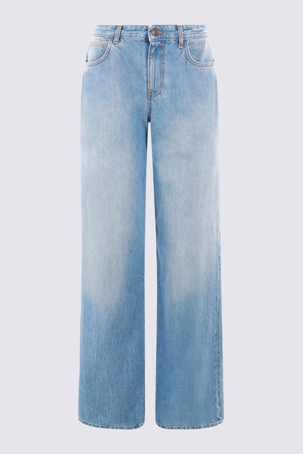 The Row Cotton Denim Jeans - Blue