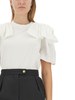 Alexander McQueen T-shirt With Ruffles T-shirt - White - Thumbnail 4