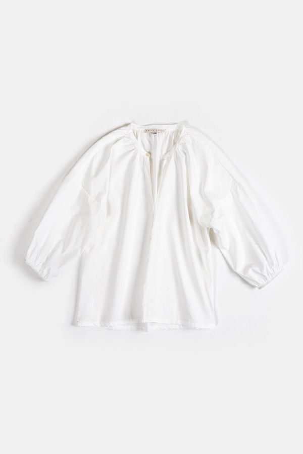 Erica Tanov Patricia Cotton Blouse - Ivory