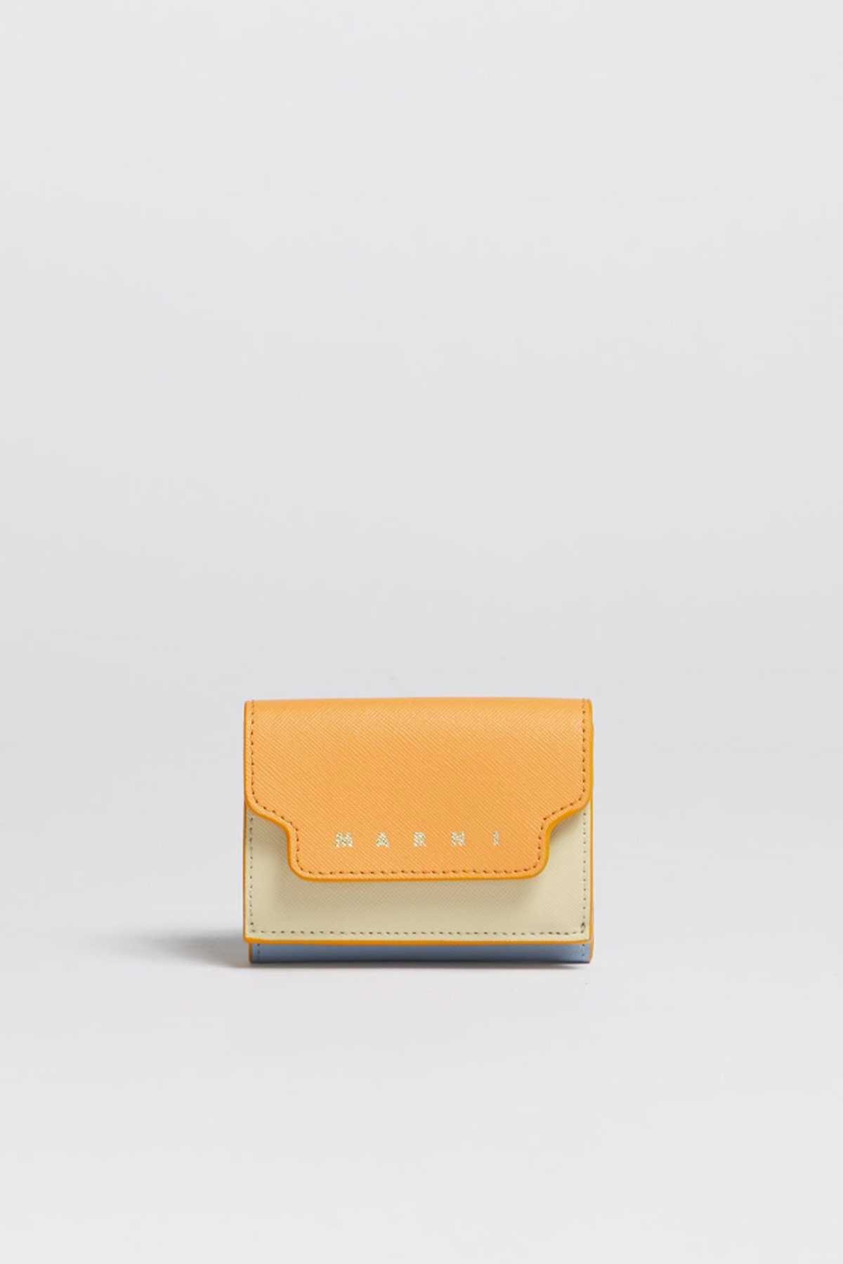 Marni Saffiano Leather Tri-Fold Wallet - Image 1 of 5