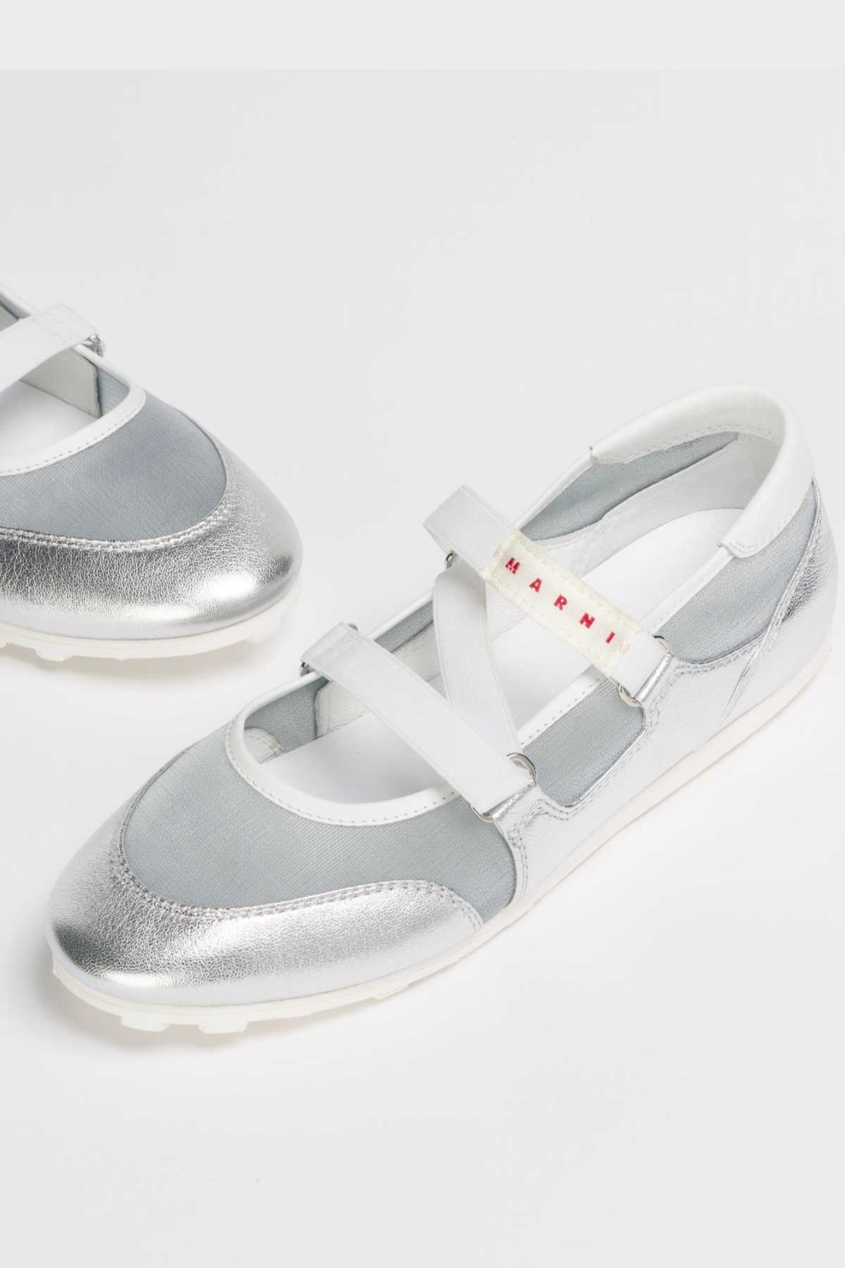 Marni Soccer Retro Ballerina Trainers - Image 2 of 4