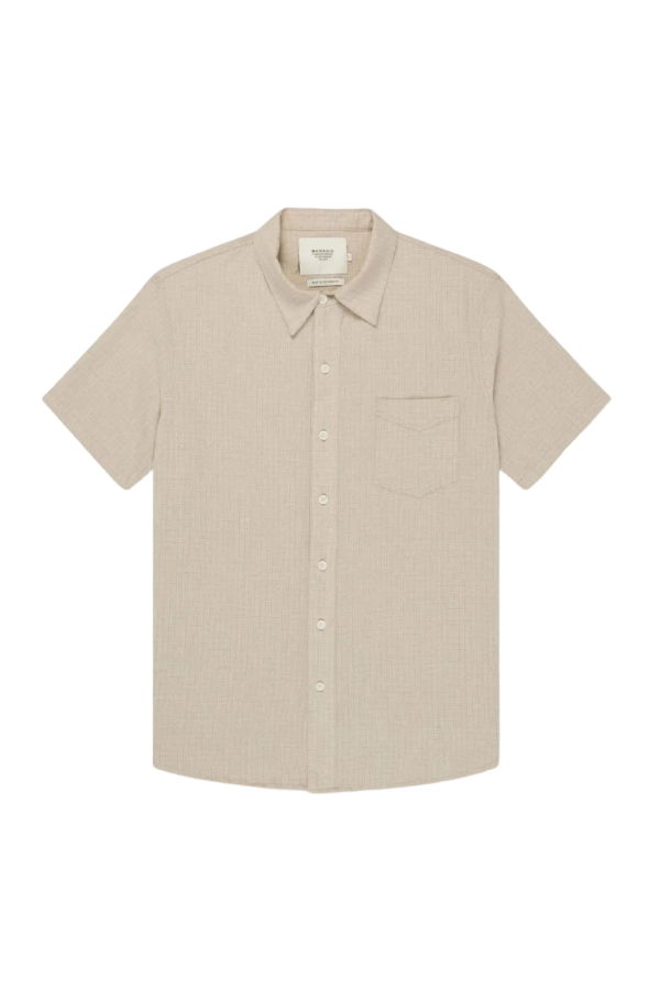 MONADIC Fillmore Linen Shirt - Tan