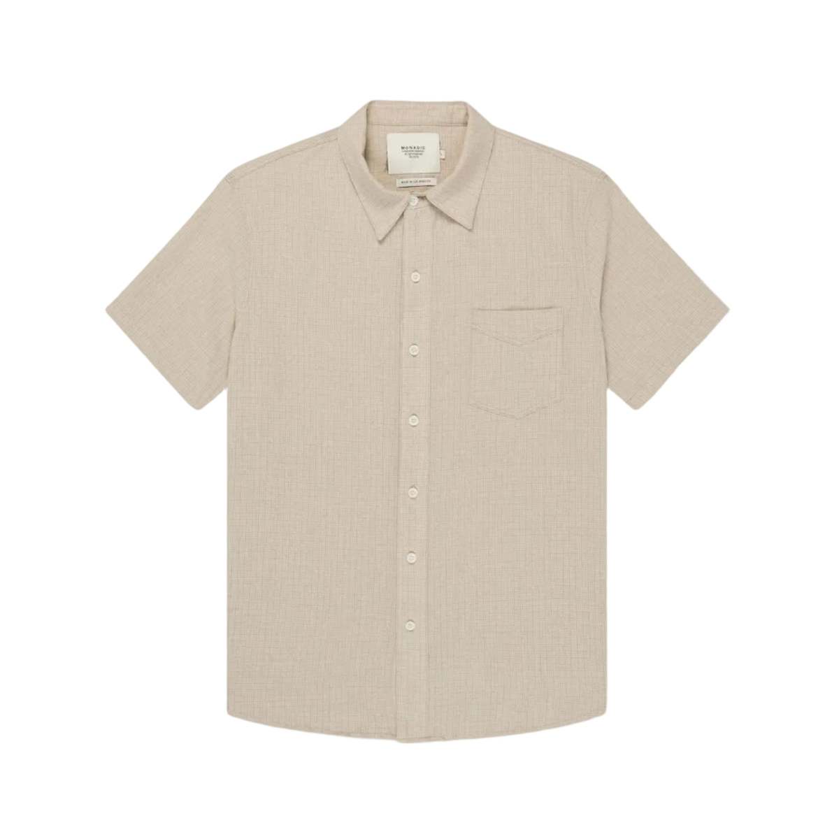 MONADIC Fillmore Linen Shirt - Tan - Image 1 of 2