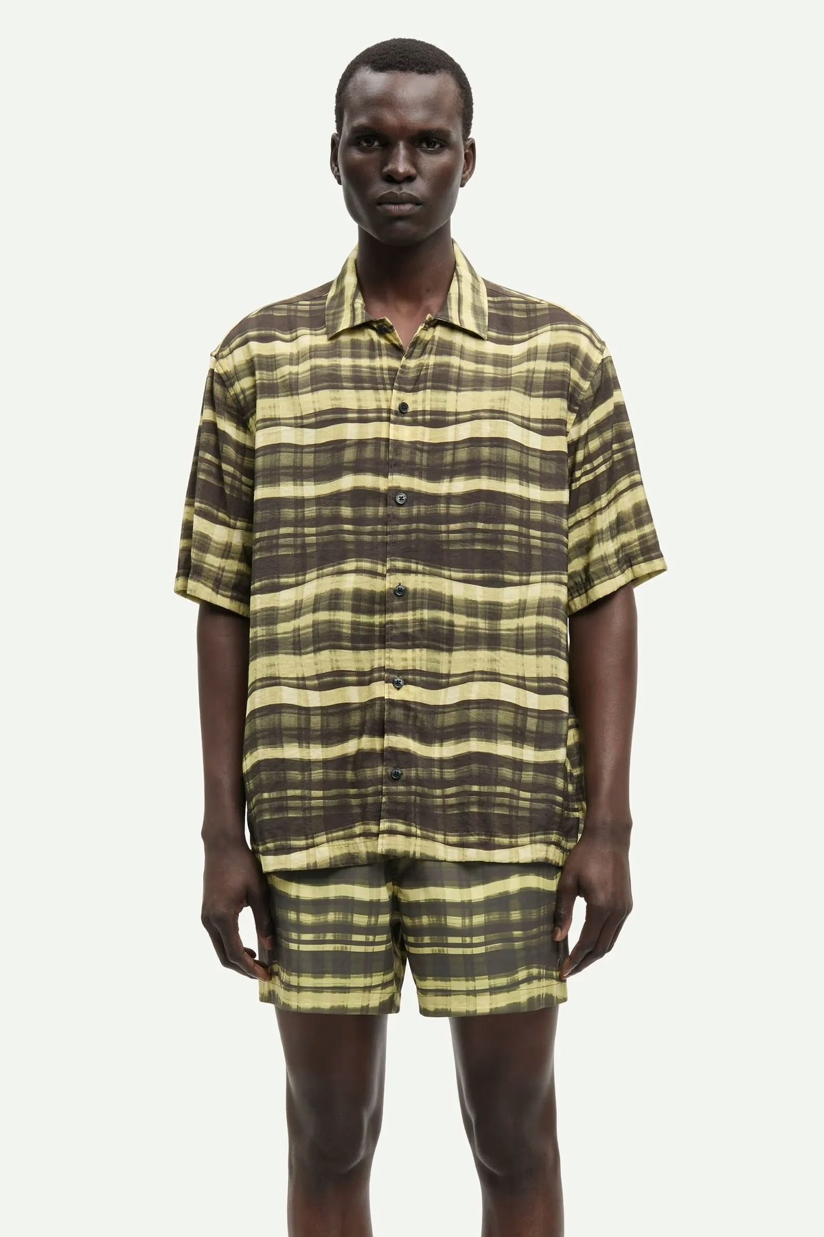 Samsøe Samsøe X Shirt Wavy Check Shirt - Image 1 of 7