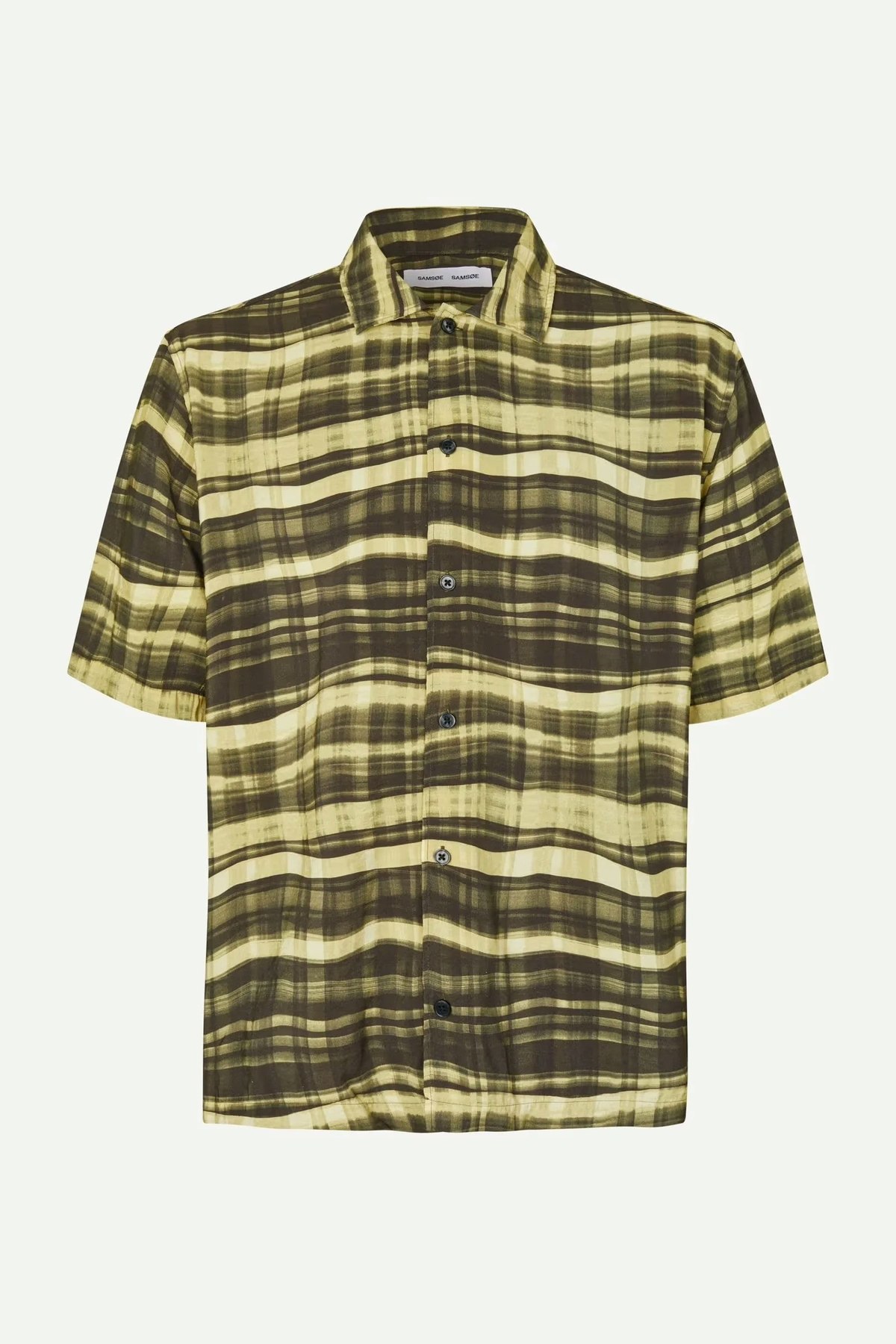 Samsøe Samsøe X Shirt Wavy Check Shirt - Image 6 of 7