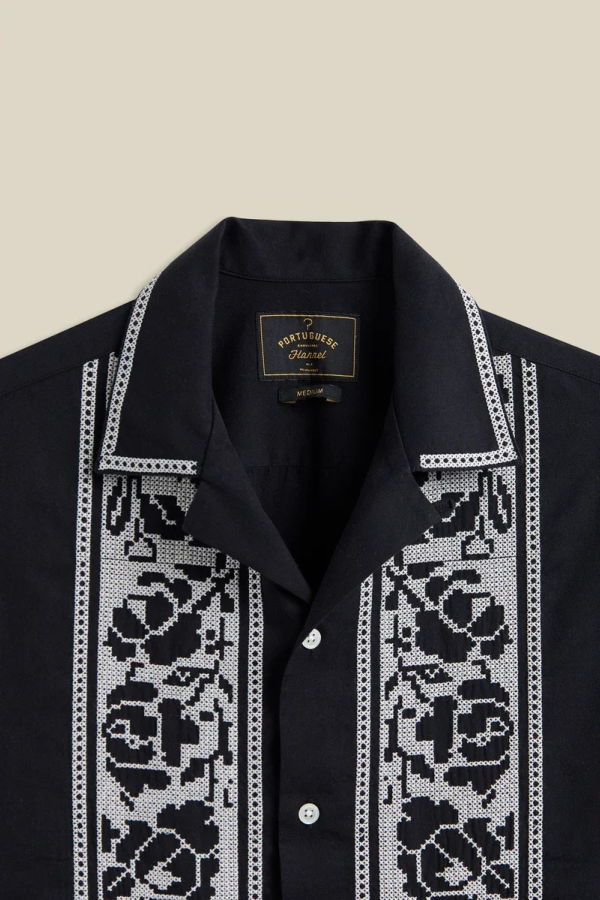 Portuguese Flannel Cross Stitch Shirt