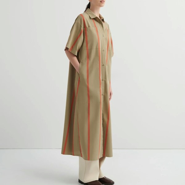 Kowtow Balance Dress - Nasturtium Stripe Kowtow Balance Dress - Nasturtium Stripe