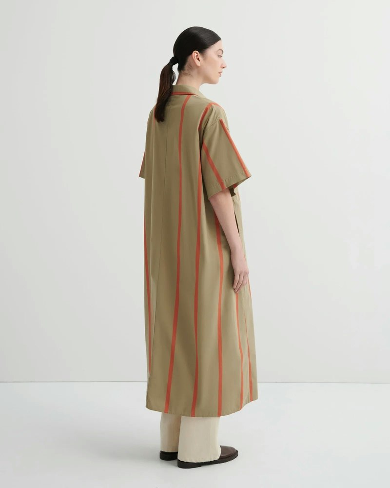 Kowtow Balance Dress - Nasturtium Stripe
