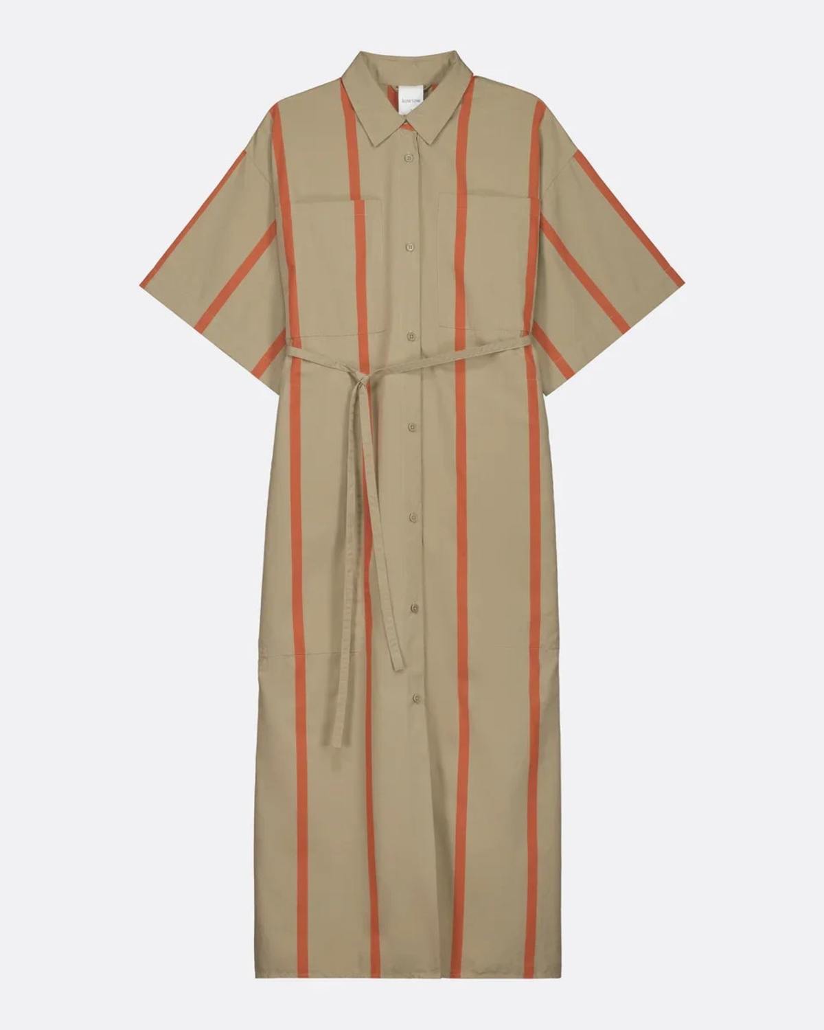 Kowtow Balance Dress - Nasturtium Stripe - Image 12 of 12