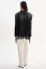 LADYBIRD Rianne Leather Fringe Jacket - Black - Thumbnail 6