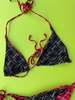 Siyu Desprez Reversible Triangle Bikini Top - Sinners - Thumbnail 4