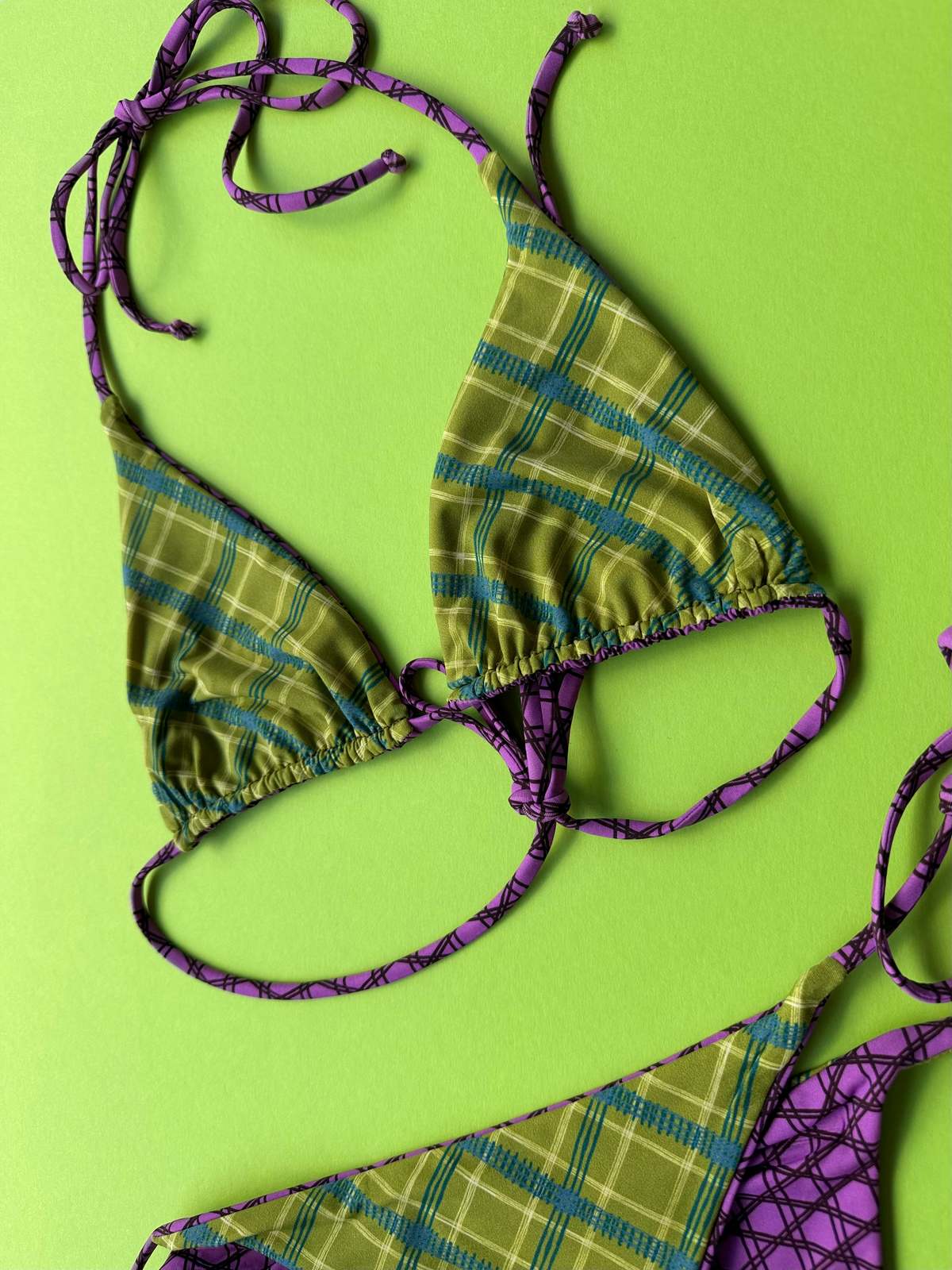 Siyu Dufay Reversible Triangle Bikini Top - Legally Blonde - Image 3 of 4