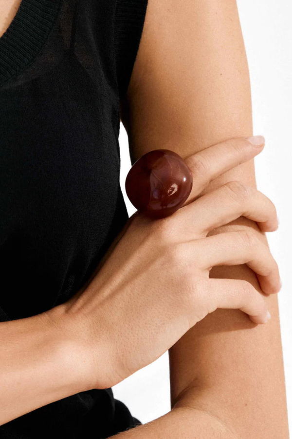 Pilgrim AASE Acrylic Chunky Ring