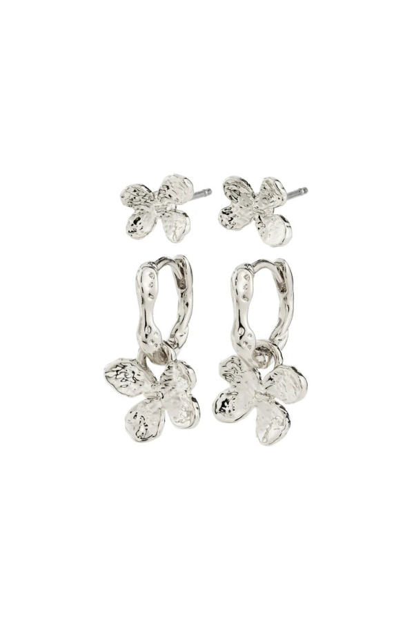 Pilgrim Ajani Flower 2-in-1 Earrings